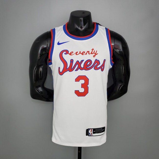 Allen Iverson Philadelphia 76ers 2020/21 Swingman Jersey White