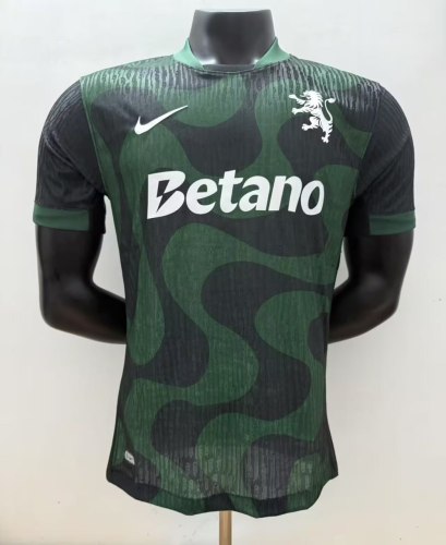 Sporting Lisbon Black Alternate Player Man Jersey 25/26