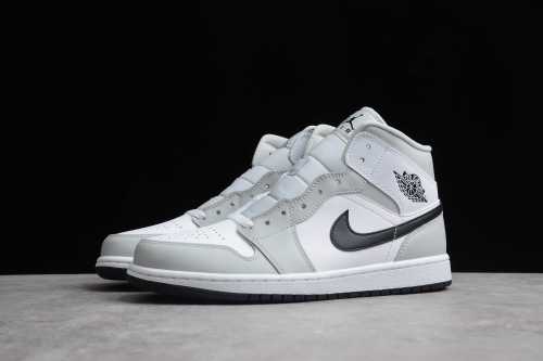 Jordan 1 Mid Light Smoke Grey