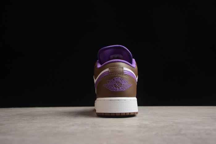Air Jordan 1 Low Purple Mocha (GS) 553560 215