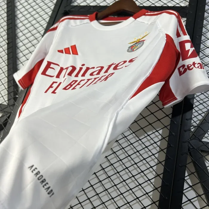 SL Benfica White Away Man Jersey 25/26