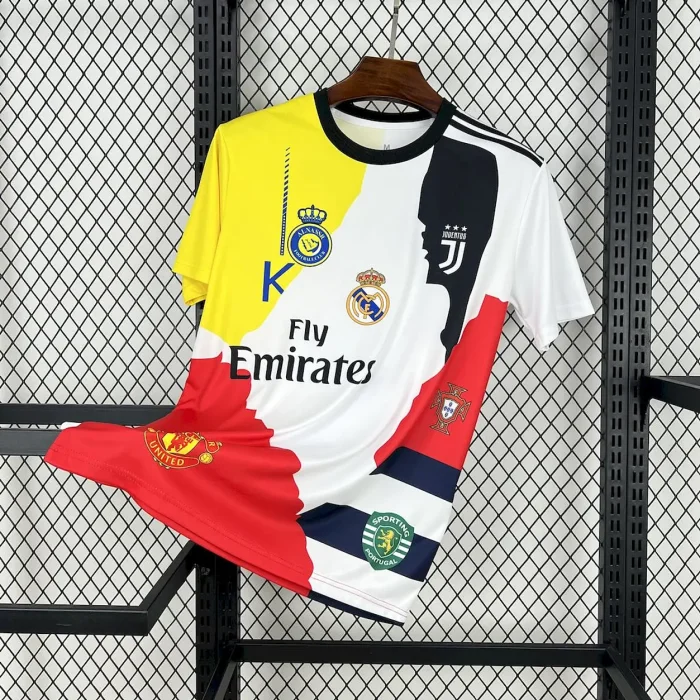 Cristiano Ronaldo 2025/26 Men Jersey Special Edition All Club Mix CR7's Career