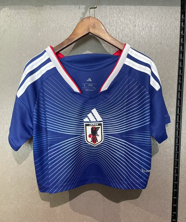 Japan 2026 World Cup Home Women Cropped Jersey