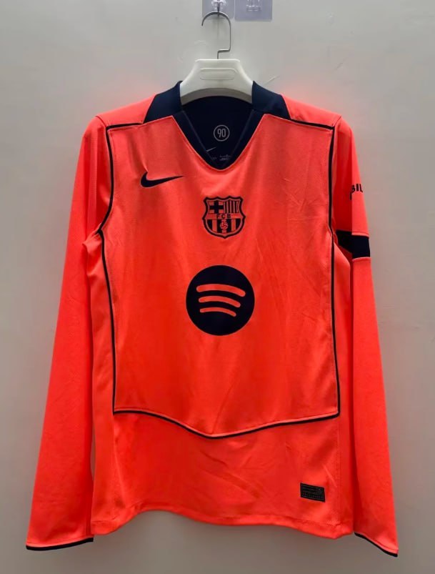 Barcelona Third Man Long Sleeve Jersey 25/26