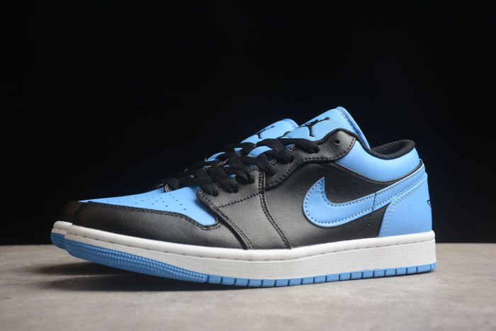 Air Jordan 1 Low Black University Blue 553558-041