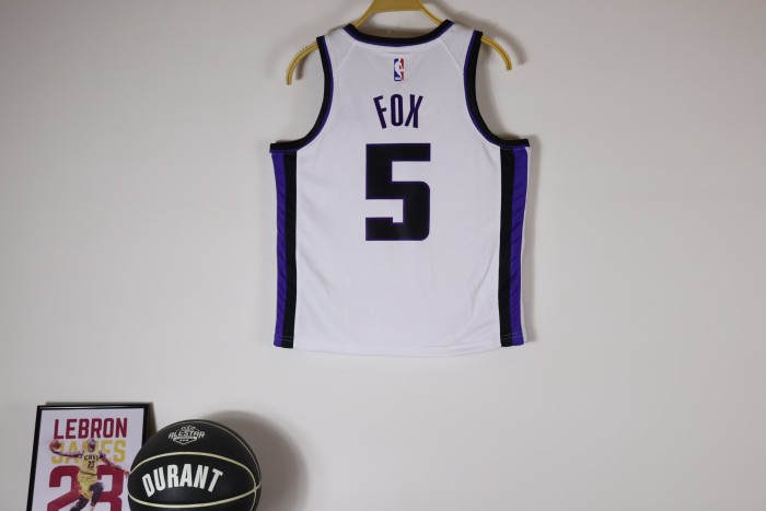 Sacramento Kings Kids Jersey Association Edition  23 /24 NO.5 FOX