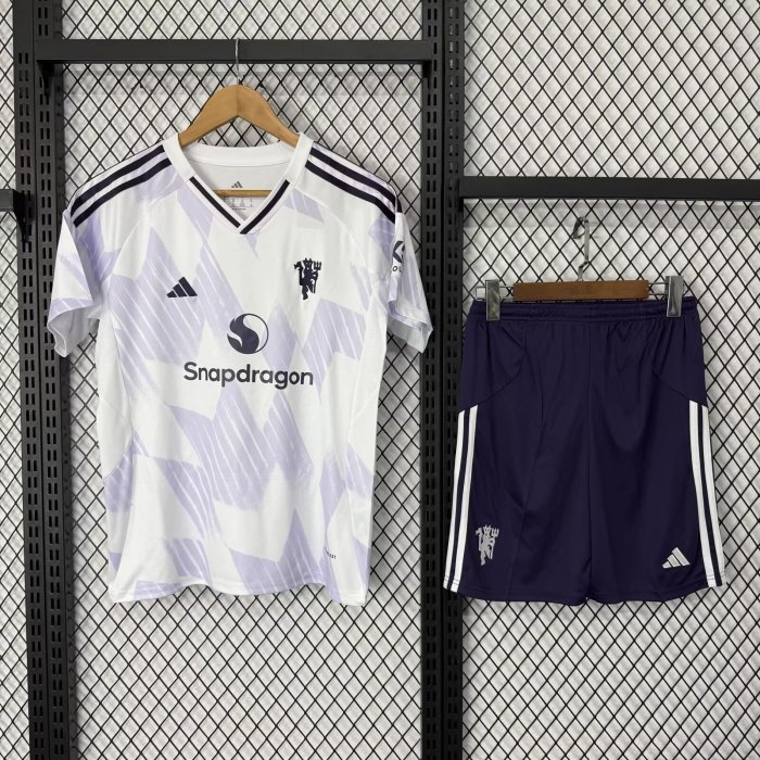 Manchester United Short Sleeve Away Adult Suit 25/26