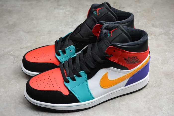 Air Jordan 1 Mid Multi-Color 554724-125