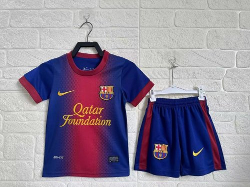 Barcelona Home Retro Kids Suit 2012/13