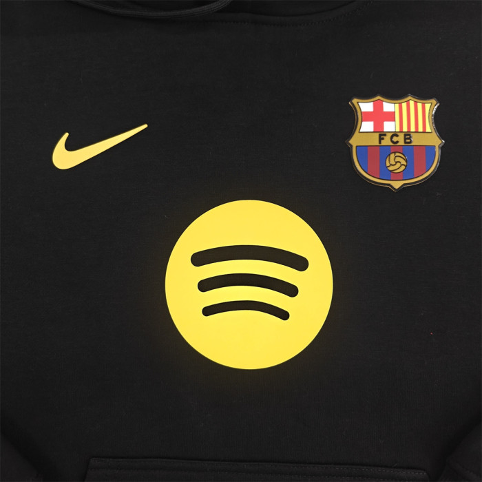 Barcelona Fleece Lined Hoodle Sweatshirt Training Jersey 25/26 (Multiple colors)