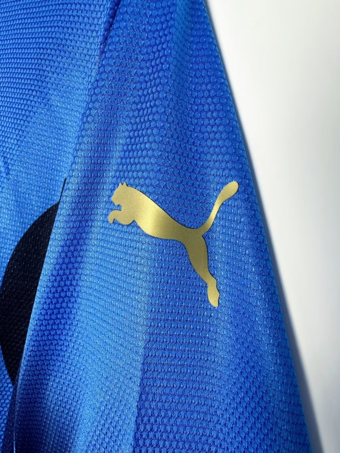 Italy Retro Home Long Sleeve Jersey 2006