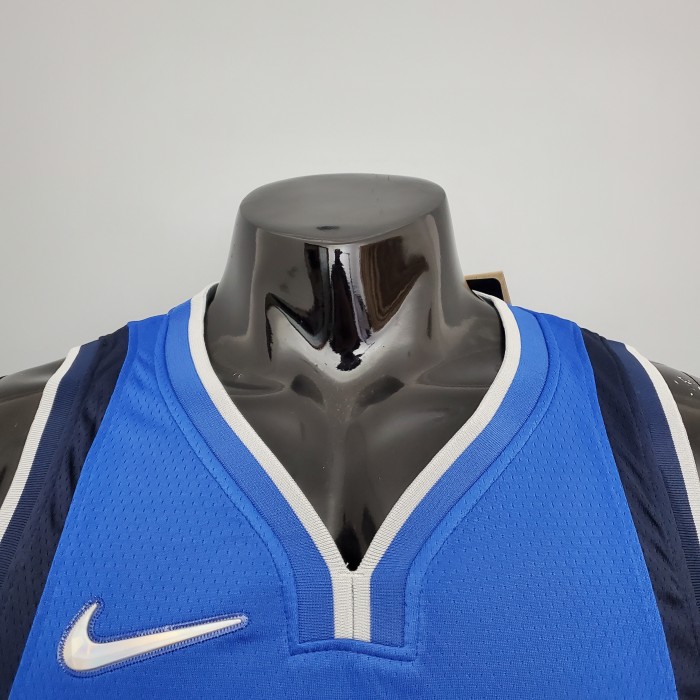 Luka Doncic Dallas Mavericks 75th Anniversary Swingman Jersey Blue