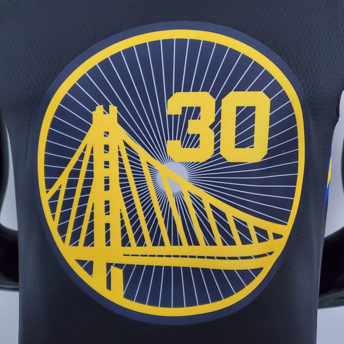 Stephen Curry Golden State Warriors 75th Anniversary Swingman Jersey Black