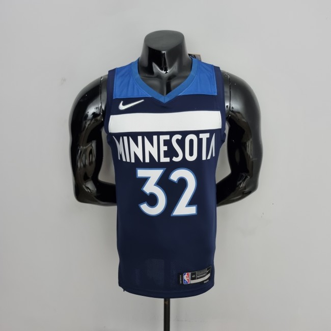 Karl-Anthony Towns Minnesota Timberwolves 75th Anniversary 2022 Swingman Jersey Royal Blue