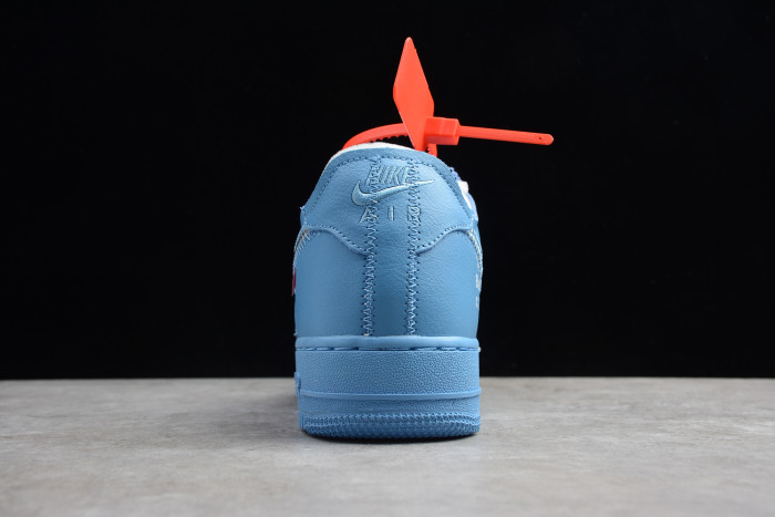 Off-White x Air Force 1 MCA UniversityBlue with Zip-Tie Cl1173-400