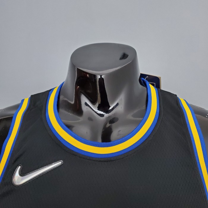 Stephen Curry Golden State Warriors 75th Anniversary Swingman Jersey Black