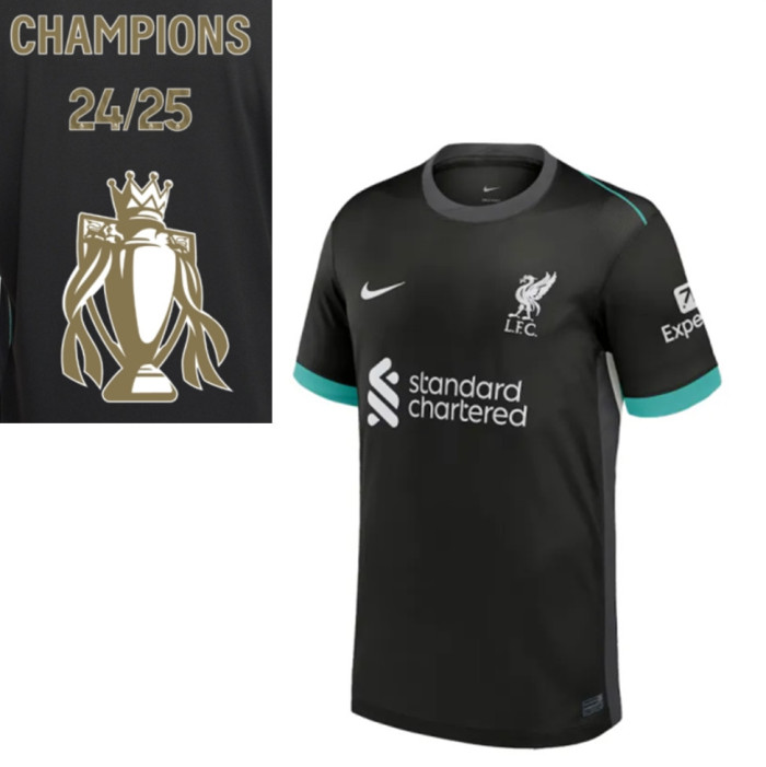 Liverpool Away Man Jersey 24/25 - CHAMPIONS 24/25