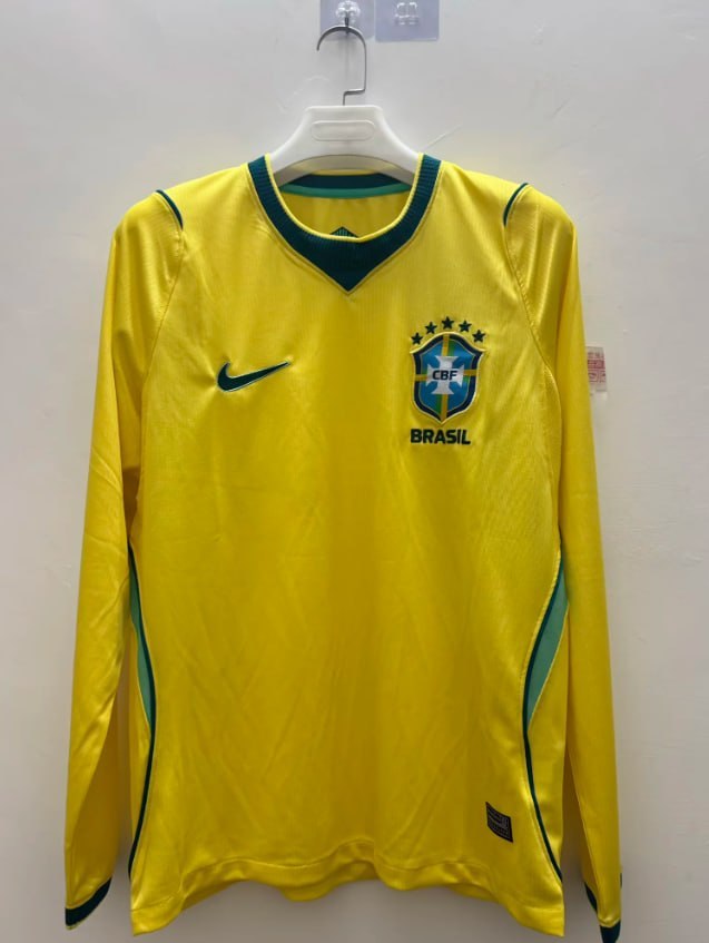 Brazil 2026 World Cup Home Long Sleeve Man Jersey