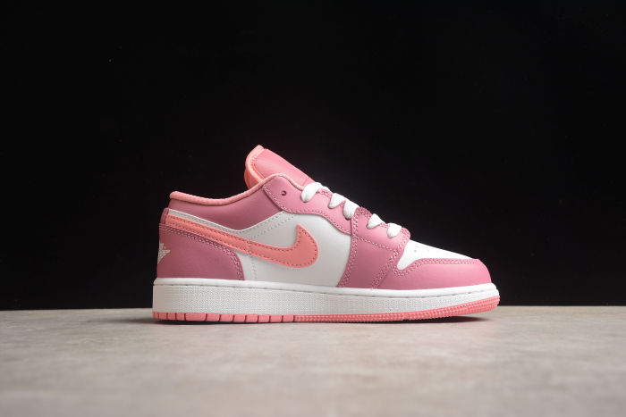 Air Jordan 1 Low Desert Berry Coral Chalk White 553560-616