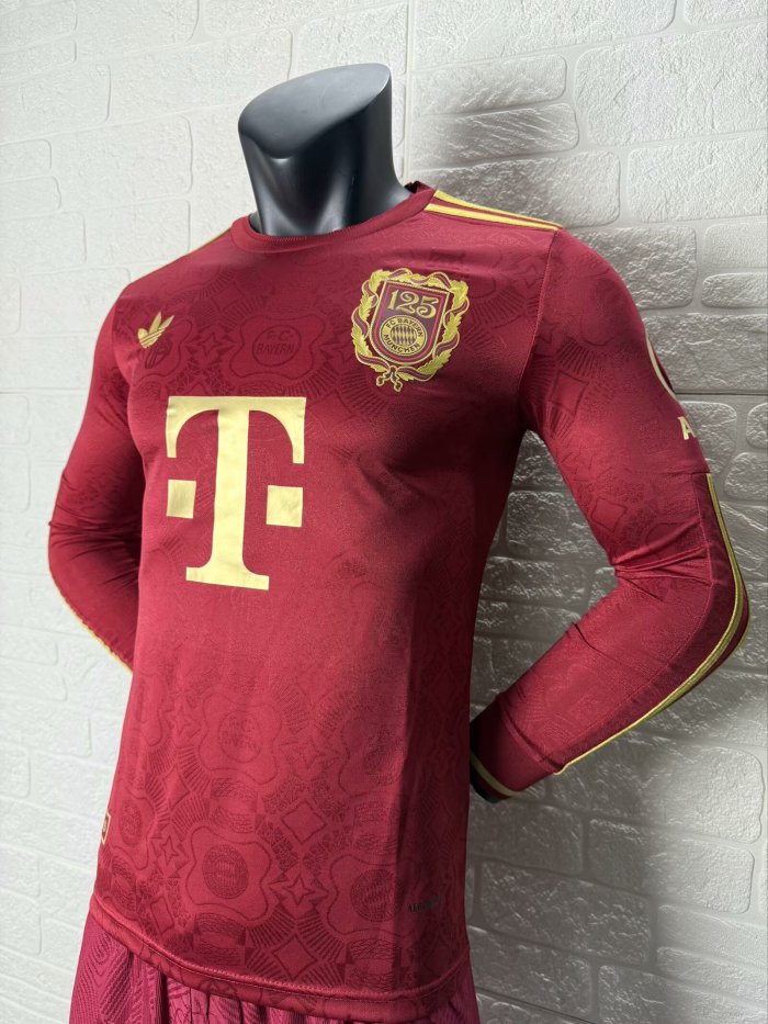 Bayern Munich 125th Anniversary Player Long Sleeve Jersey 25/26