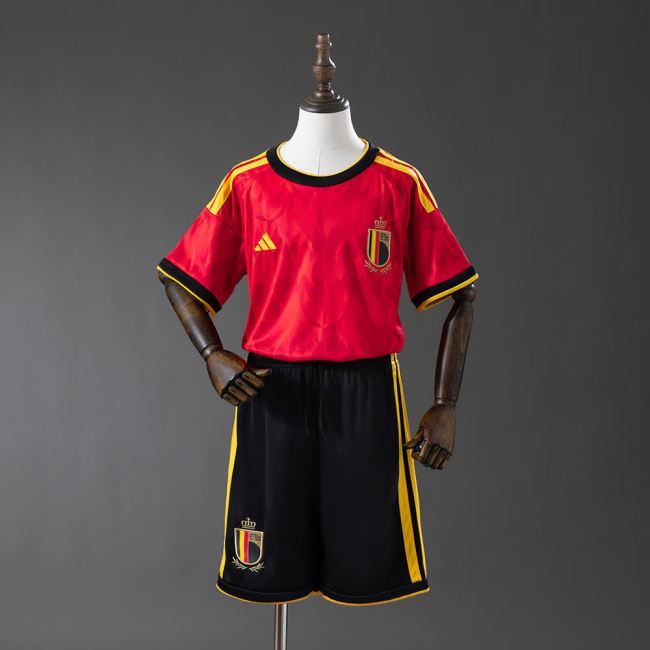 Belgium 2026 World Cup Home Kids Suit