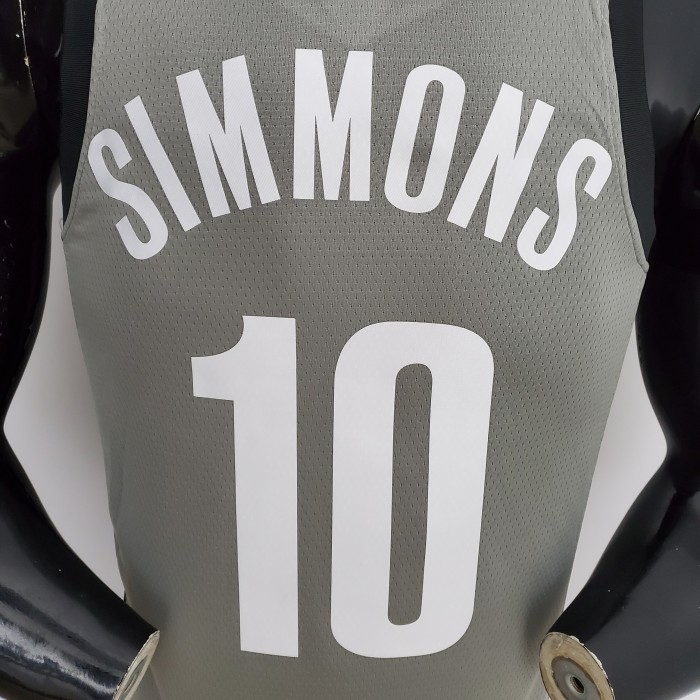 Ben Simmons Brooklyn Nets Flying Man Swingman Jersey Gray