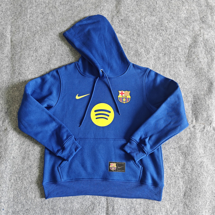 Barcelona Fleece Lined Hoodle Sweatshirt Training Jersey 25/26 (Multiple colors)