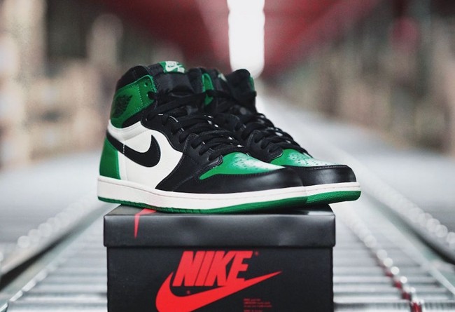 Air Jordan 1 High Pine Green size 12 555088-302 OG