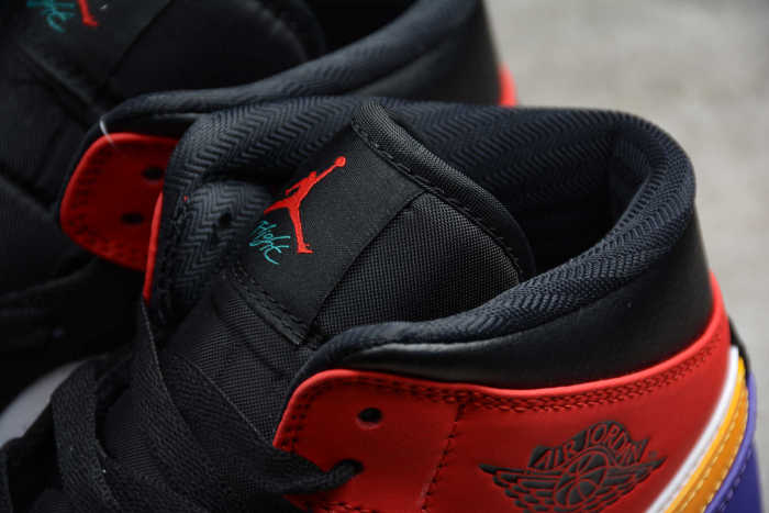 Air Jordan 1 Mid Multi-Color 554724-125