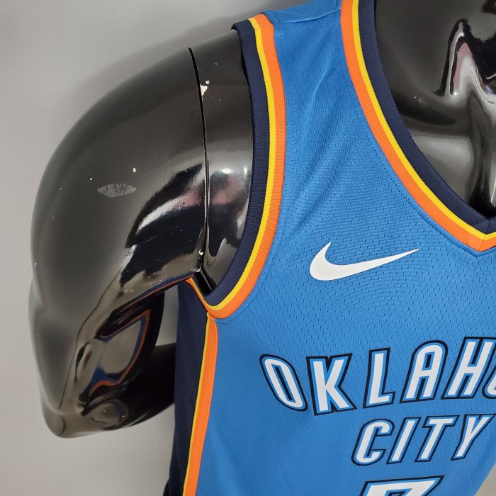 Carmelo Anthony Oklahoma City Thunder Swingman Jersey Blue
