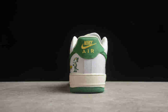 Air Force 1 07 Low White Green Yellow BS9055-721