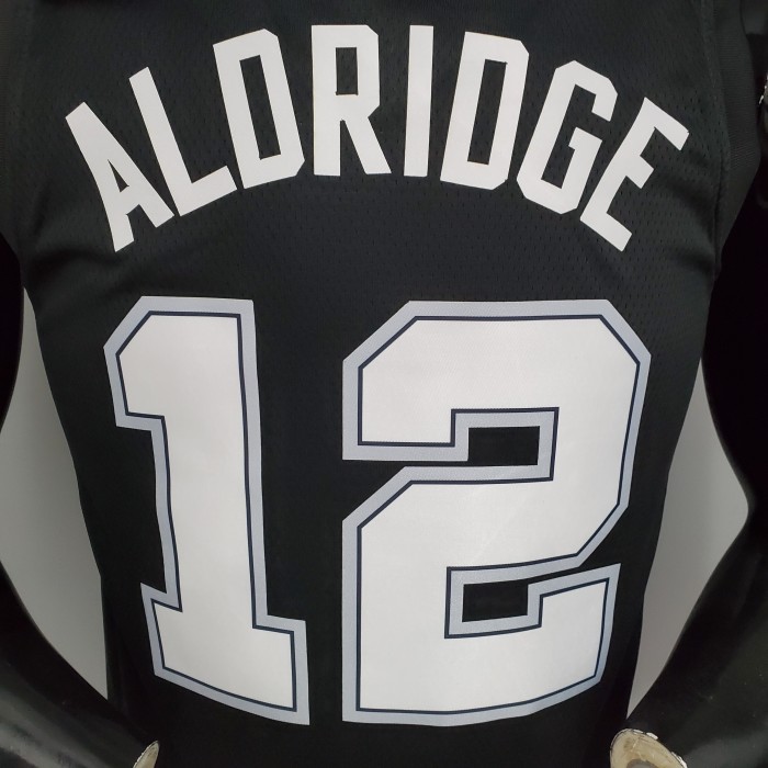 LaMarcus Aldridge San Antonio Spurs City Edition Swingman Jersey Black