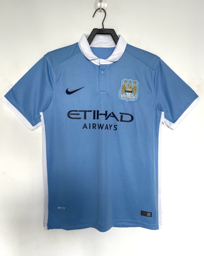 Manchester City Home Retro Jersey 2015/16