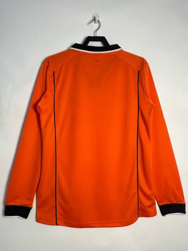 Netherlands Home Retro Long Sleeve Jersey 1998