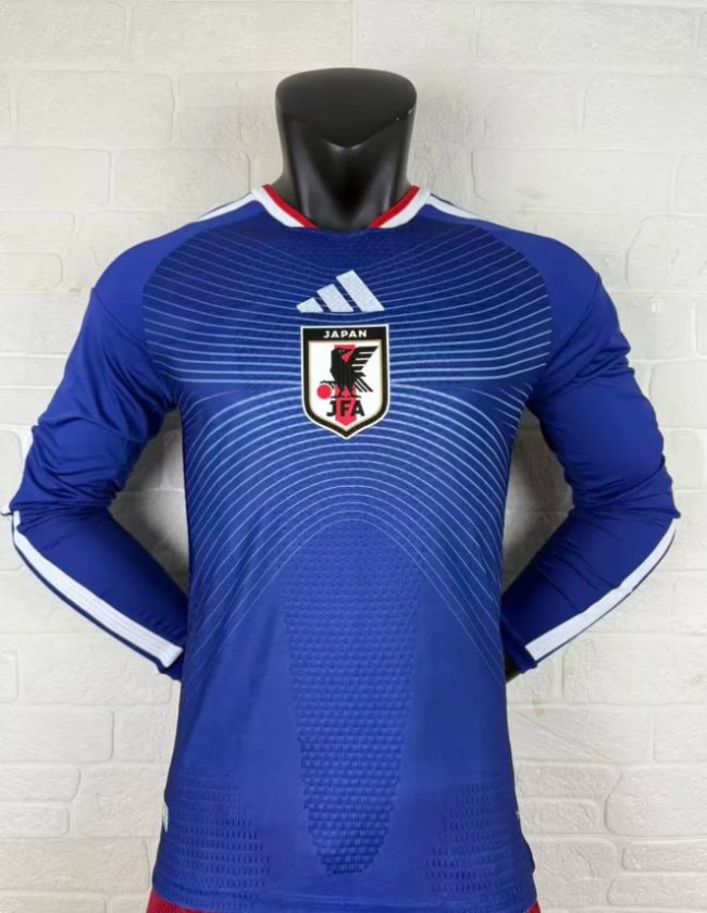 Japan 2026 World Cup Player Long Sleeve Home Men Jersey
