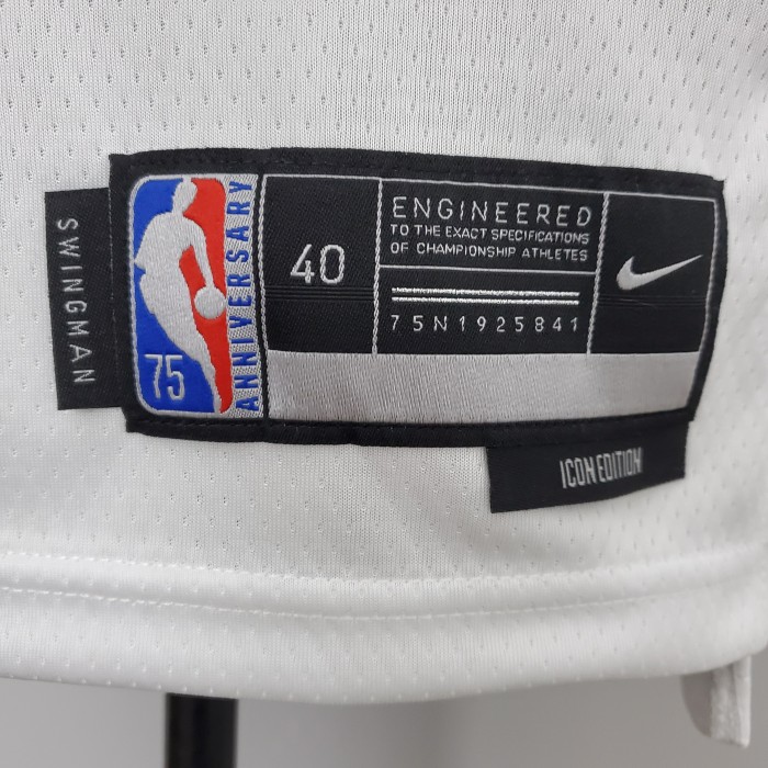 Seth Curry Brooklyn Nets 75th Anniversary Swingman Jersey White