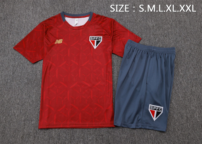 Sao paulo Training Short Sleeve Suit 25/26