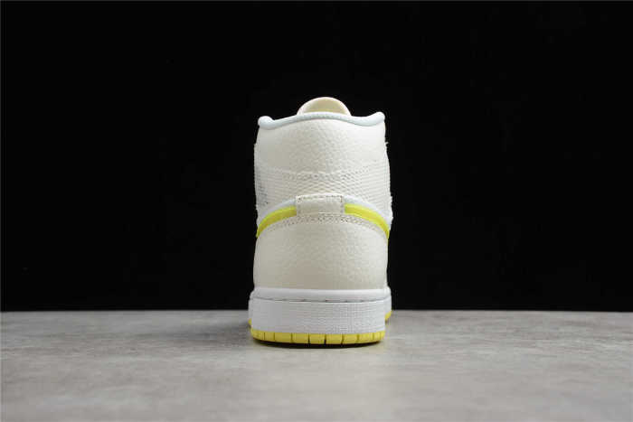 Air Jordan 1 Mid SE Voltage Yellow/White/Sail DB2822-107