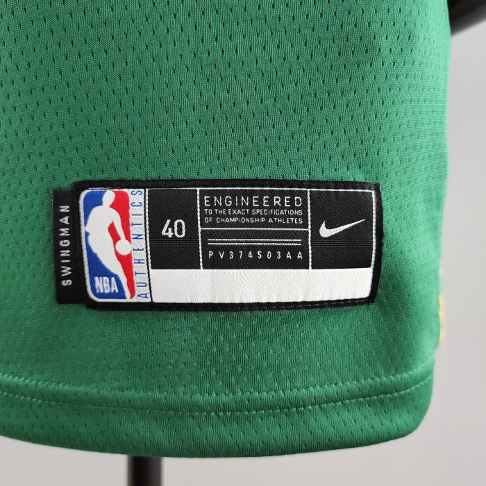 Jayson Tatum Boston Celtics Swingman Jersey Green Gold