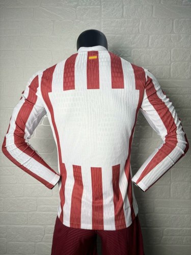 Atletico Madrid Home Player Long Sleeve Jersey 25/26