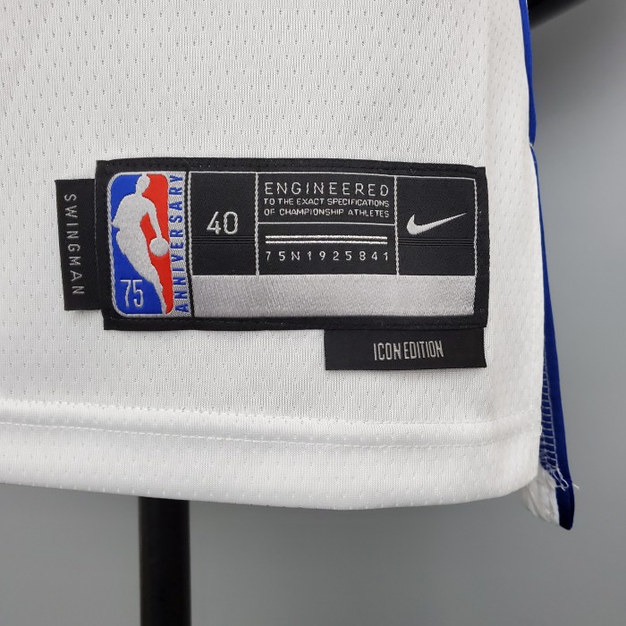 Dirk Nowitzki Dallas Mavericks 75th Anniversary Swingman Jersey White