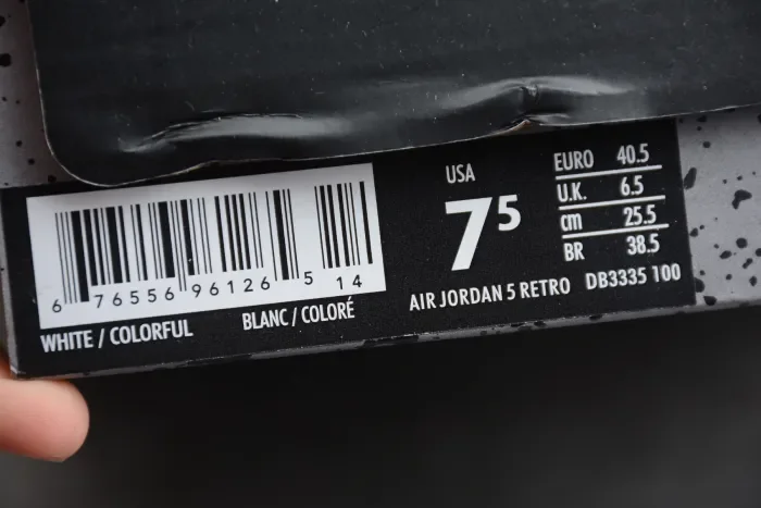 Air Jordan 5 Retr “Alternate Bel-Air” DB3335-100