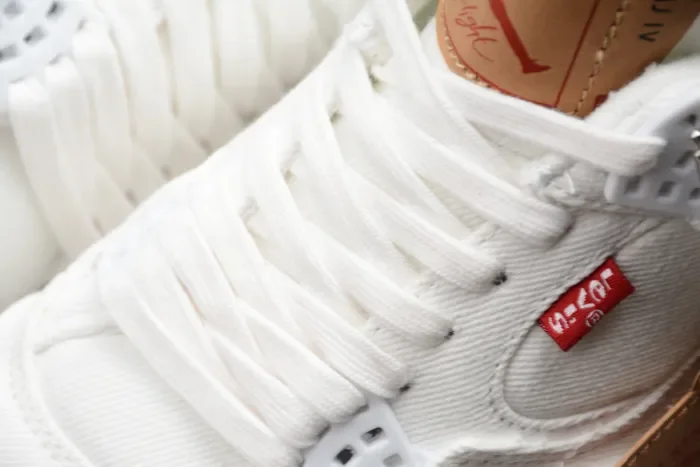 Levi's x Air Jordan 4 “White” AO2571-100