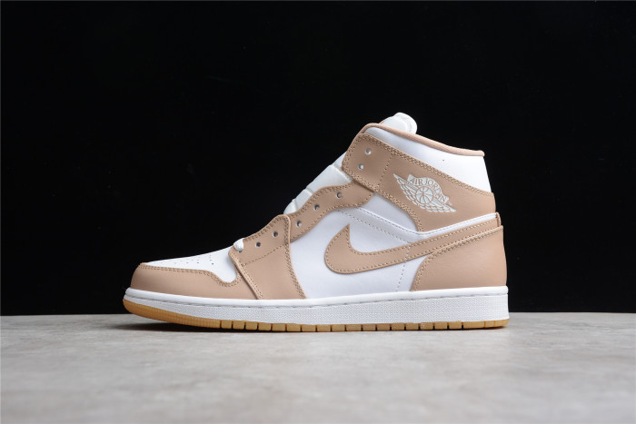 Air Jordan 1 Mid Tan Gum 554724-271