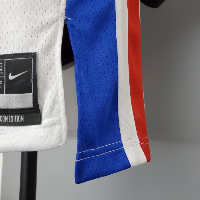Derrick Rose Detroit Pistons 75th Anniversary Swingman Jersey White