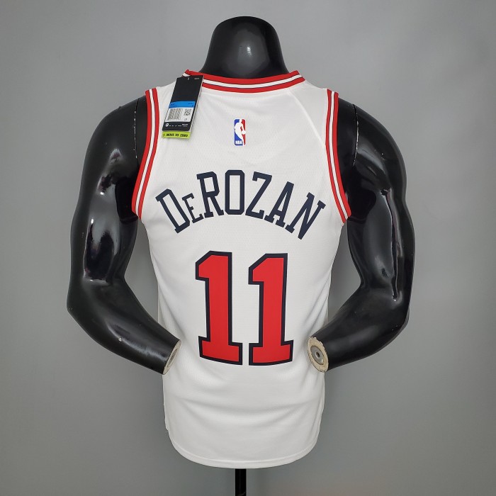 DeMar DeRozan Chicago Bulls 75th Anniversary Swingman Jersey White