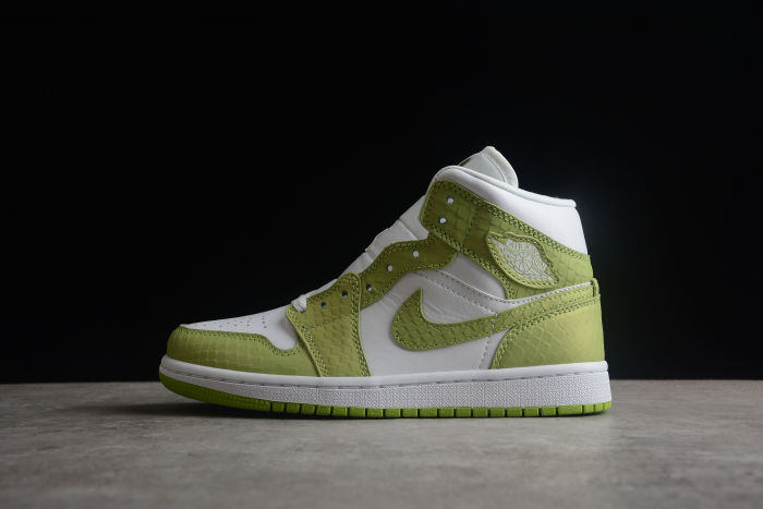 Nike - Air Jordan 1 Mid Green Python