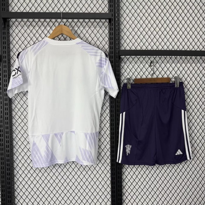 Manchester United Short Sleeve Away Adult Suit 25/26