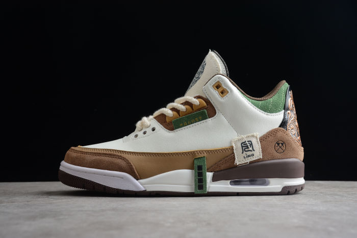 Air Jordan 3 Year of the Tiger Deconstructed stickers 398614-500