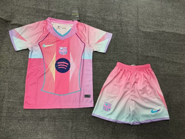 Barcelona Pink Special Edition Kids Suit 25/26